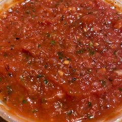 A picture of Carolina Reaper Salsa (Caution! It’s Extremely HOT!! 🌶🌶🌶).