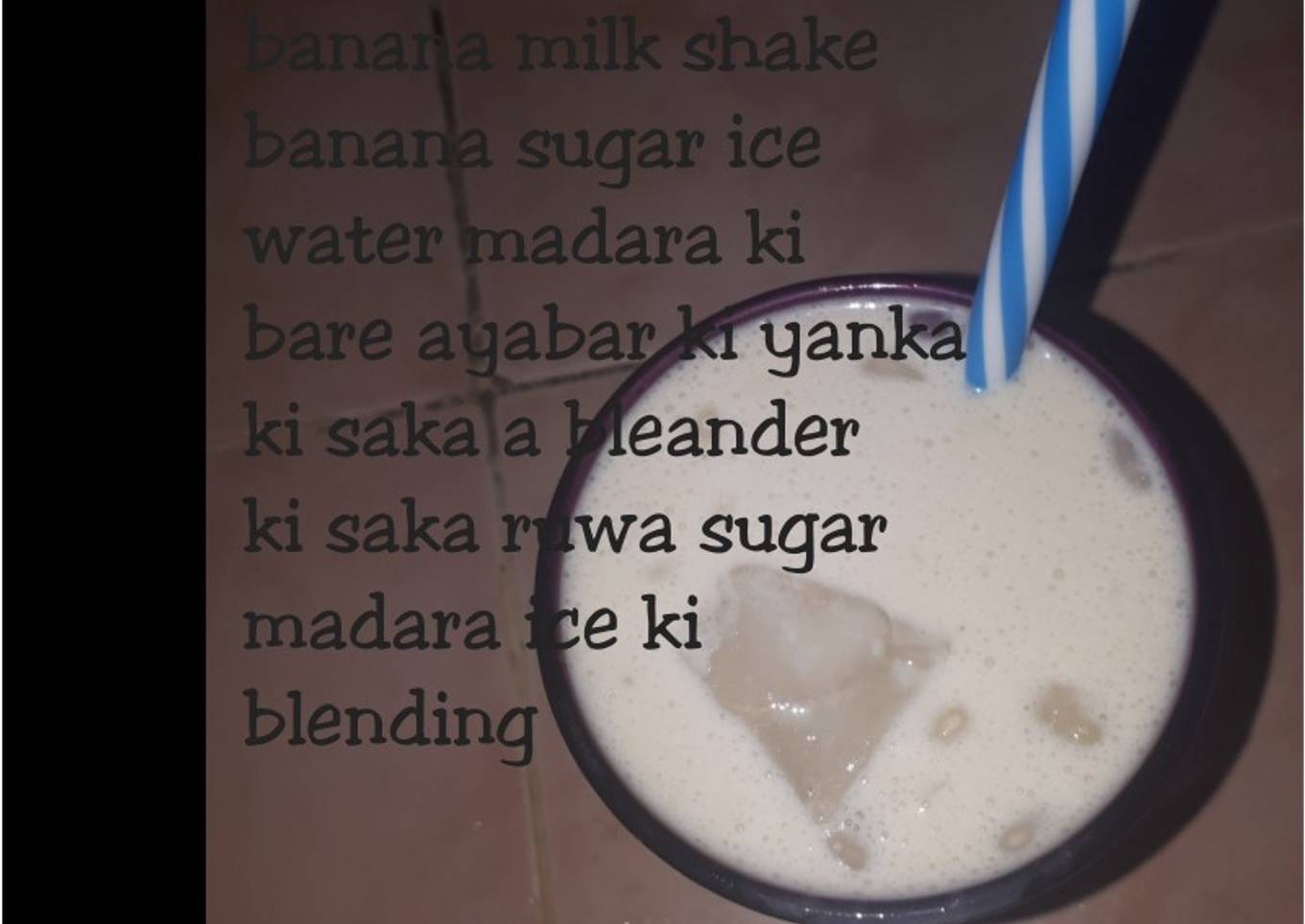 Banana Milkshake