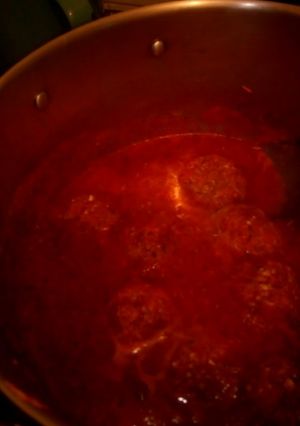 Una foto de Albóndigas al chipotle o chipocle
