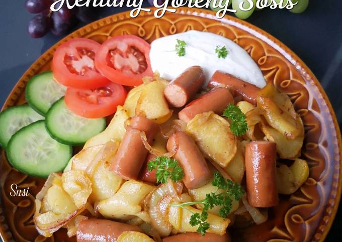 Kentang Goreng Sosis (ala Jerman)