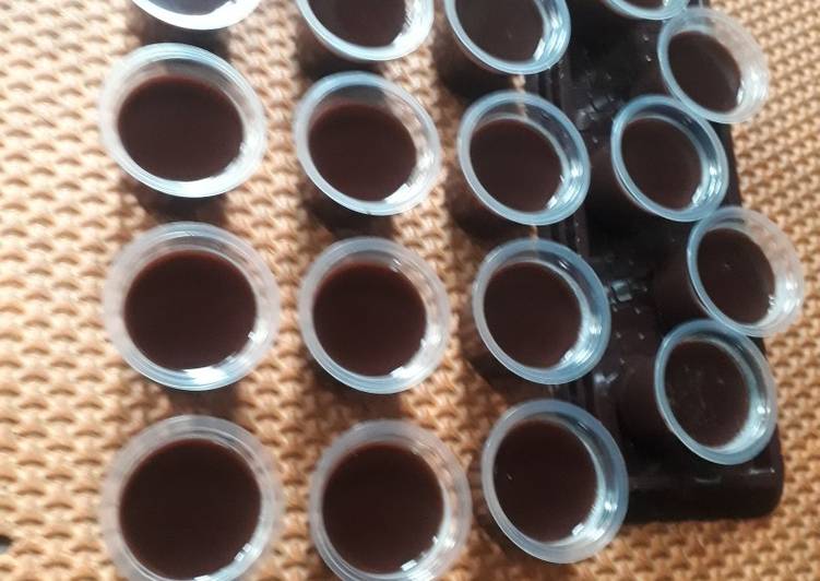 Puding coklat