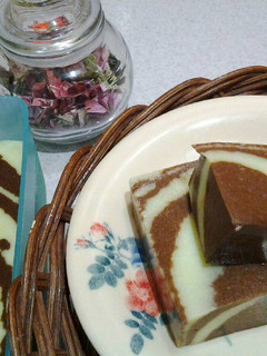 Foto resep Pudding Roti Zebra Mocca Latte
