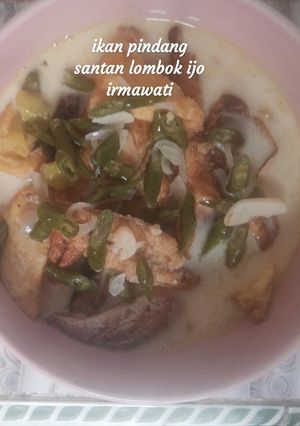 Foto resep Ikan Pindang Santan Lombok Hijau