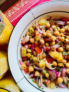A picture of Quick Chana chaat.