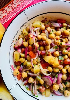 A picture of Quick Chana chaat.