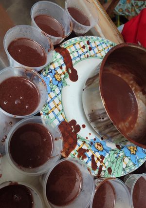 Foto resep 🍹Dark chocolate puding 🍮
