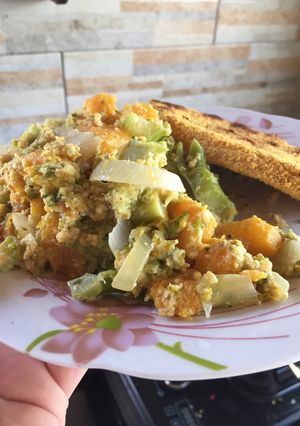 Una foto de Revuelto de verduras