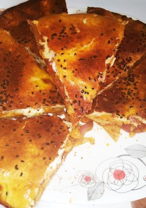 صورة لوصفة فطيرة بالتونه🥫