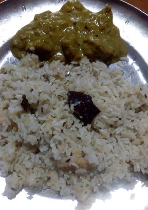 A picture of Coconut milk pulao.