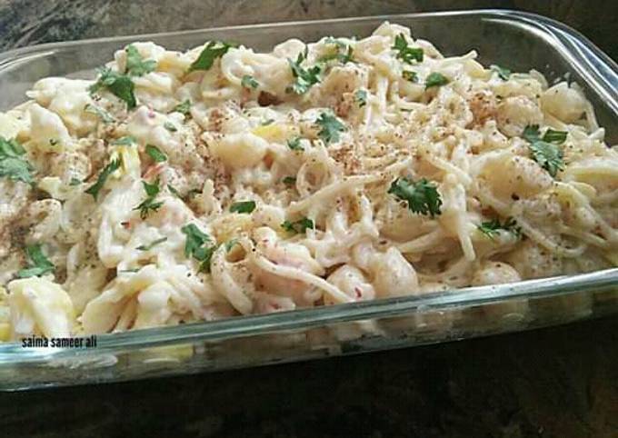 White sauce pasta Recipe
