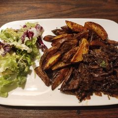 A picture of 'Indonesian' beef stew.