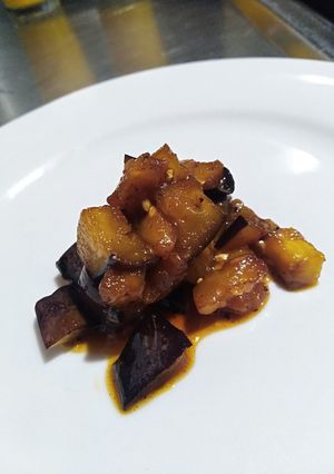 Una foto de Berenjena agridulce! 🍆