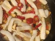 A picture of saute pasta