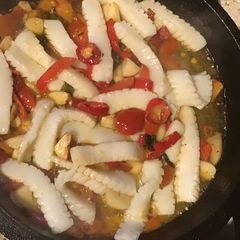 A picture of California Farm Sauteed Calamari Lunch.