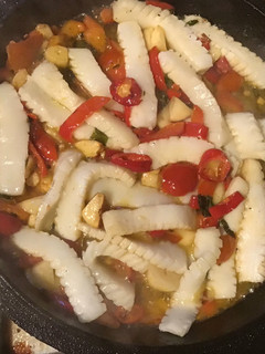 A picture of California Farm Sauteed Calamari Lunch.
