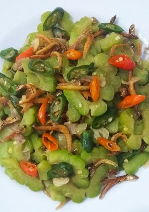 Foto resep Tumis pare teri