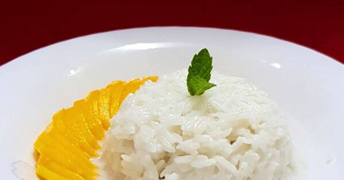 Thai Mango Sticky Rice Recipe By Hina Purswani Cookpad