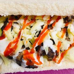 A picture of Kebab sandwich.