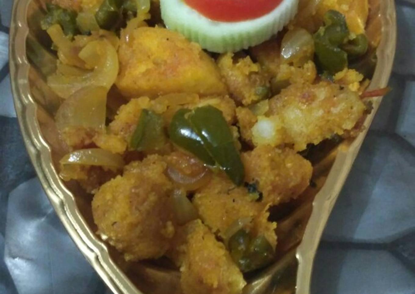 Fried Dhokla