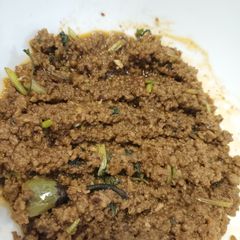 A picture of Dum ka Qeema.