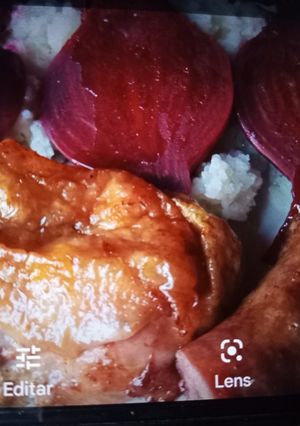 Una foto de REMOLACHA y arroz para Acompañar sus Carnes