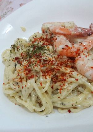 Foto resep Spageti seafood creamy
