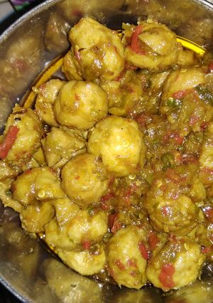 Foto resep Bakso balado huhah🌶