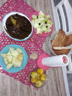 صورة لوصفة ملوخية تبسية حارة تسخف 😍
