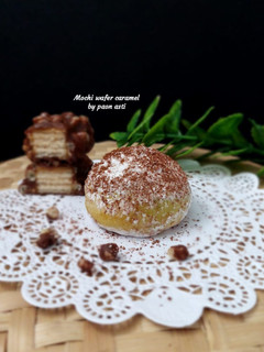 Foto resep Mochi Caramel Wafer