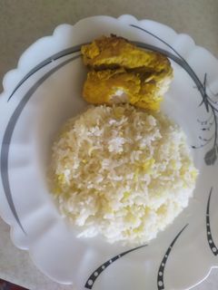 عکسی از دستور برنج و ماهی