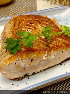 七味粉鮭魚排 的食譜成品照片