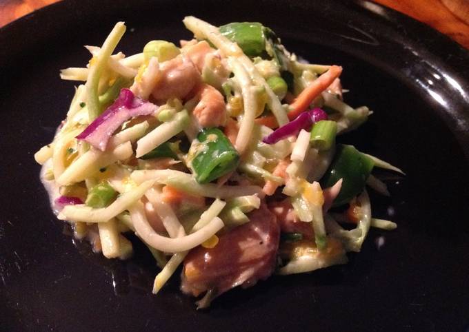 Steps to Prepare Perfect Broccoli Slaw Chicken Salad