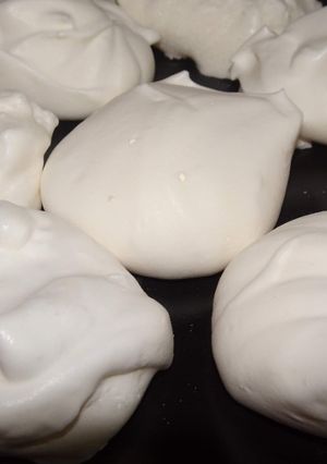 Une photo de Meringues à l'aquafaba (vegan)