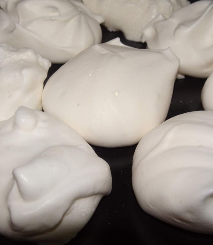 Une photo de Meringues à l'aquafaba (vegan)
