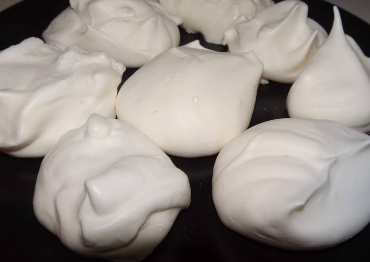 Comment Servir Meringues à l&#39;aquafaba (vegan)