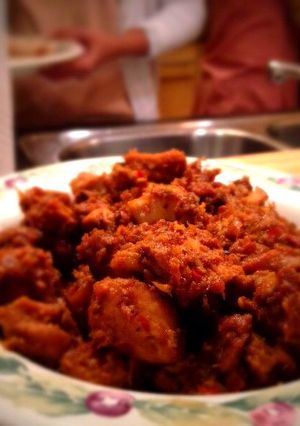 A picture of Dry roasted Chicken.