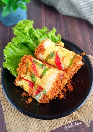 Foto resep Floss roll abon roti tawar