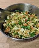 Ensalada tibia de quinoa a las especias japonesas