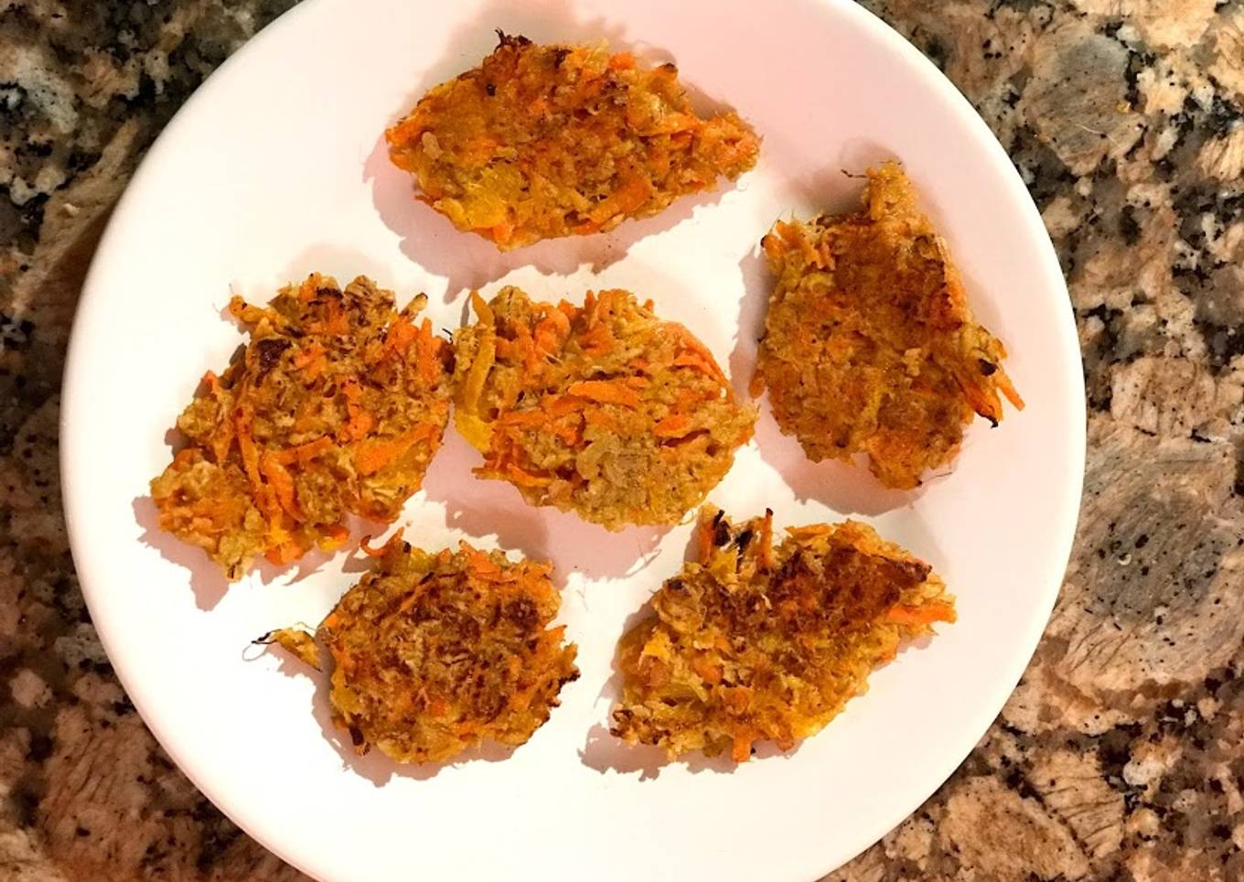 Tortitas de zanahoria para bebe