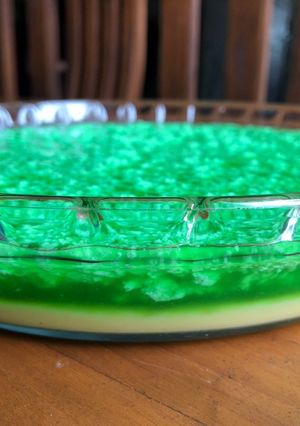 Foto resep Puding lumut vla durian