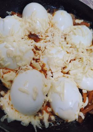 صورة لوصفة بيض بالطريقة التركيه