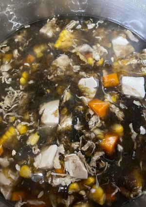 Foto resep Sup rumput laut Kimono vegetarian