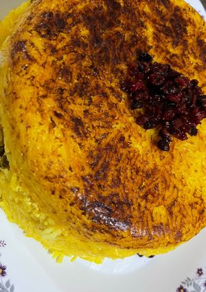 عکسی از دستور ته چین مرغ