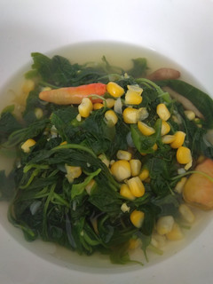 Foto resep Sop Bayam Jagung