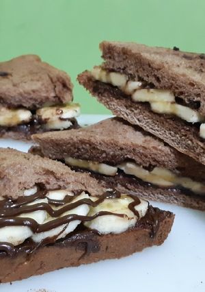 Foto resep Roti pisang coklat