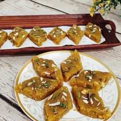 Chana Dal Halwa Katli A picture of Chana Dal Halwa Katli.