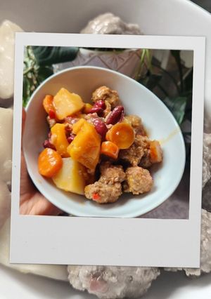 Una foto de Chili de albóndigas
