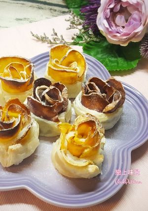 [蕃薯玫瑰酥] 的食譜成品照片