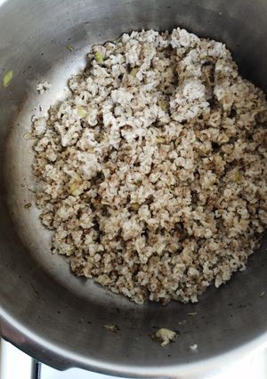 Una foto de Arroz con carne