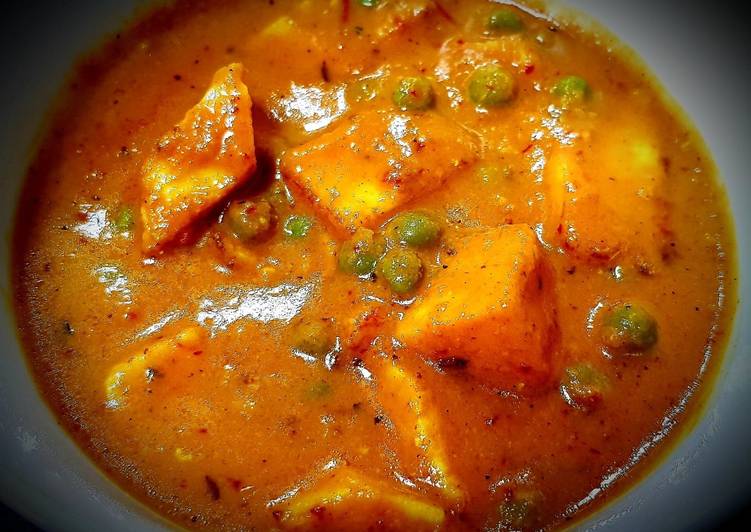 Recipe of Ultimate Matar Paneer